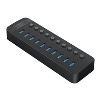 Power Connector Adapters – CT2U3-7AB hub with 7x USB-A switches - Carlat