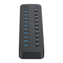 Power Connector Adapters – CT2U3-7AB hub with 7x USB-A switches - Carlat