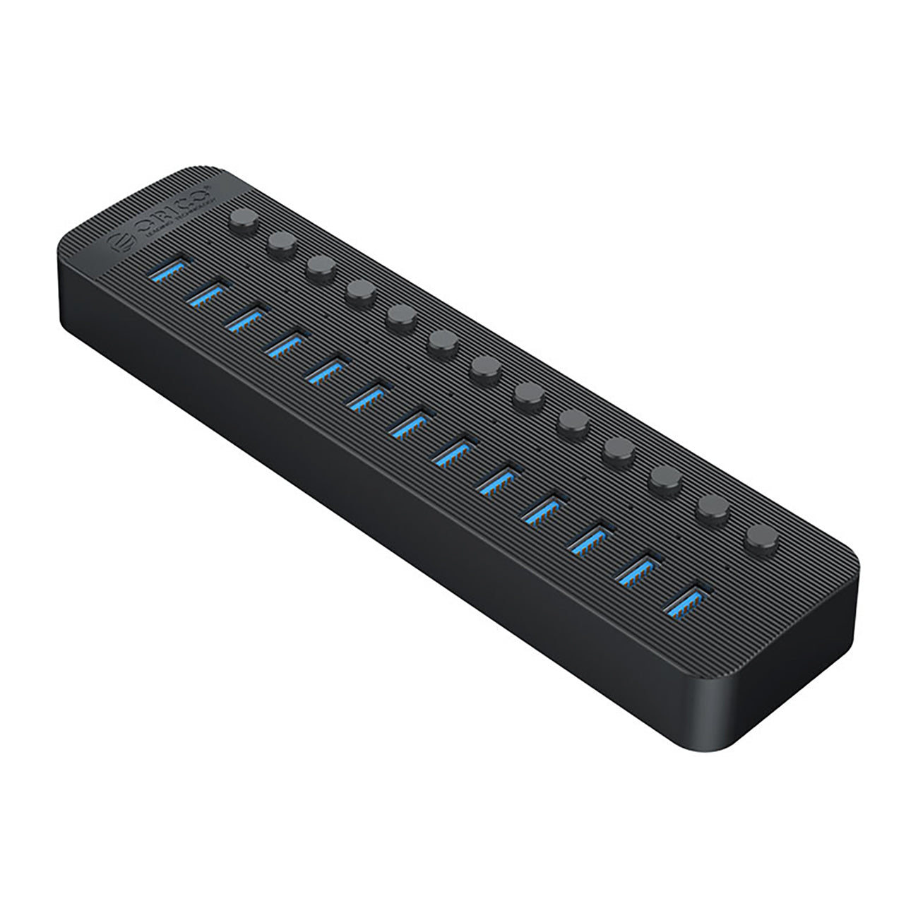 Power Connector Adapters – CT2U3-7AB hub with 7x USB-A switches - Carlat