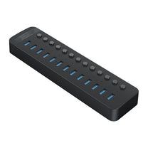 Power Connector Adapters – CT2U3-7AB hub with 7x USB-A switches - Carlat