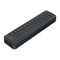 Power Connector Adapters – CT2U3-7AB hub with 7x USB-A switches - Carlat