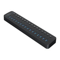 Power Connector Adapters – CT2U3-7AB hub with 7x USB-A switches - Carlat