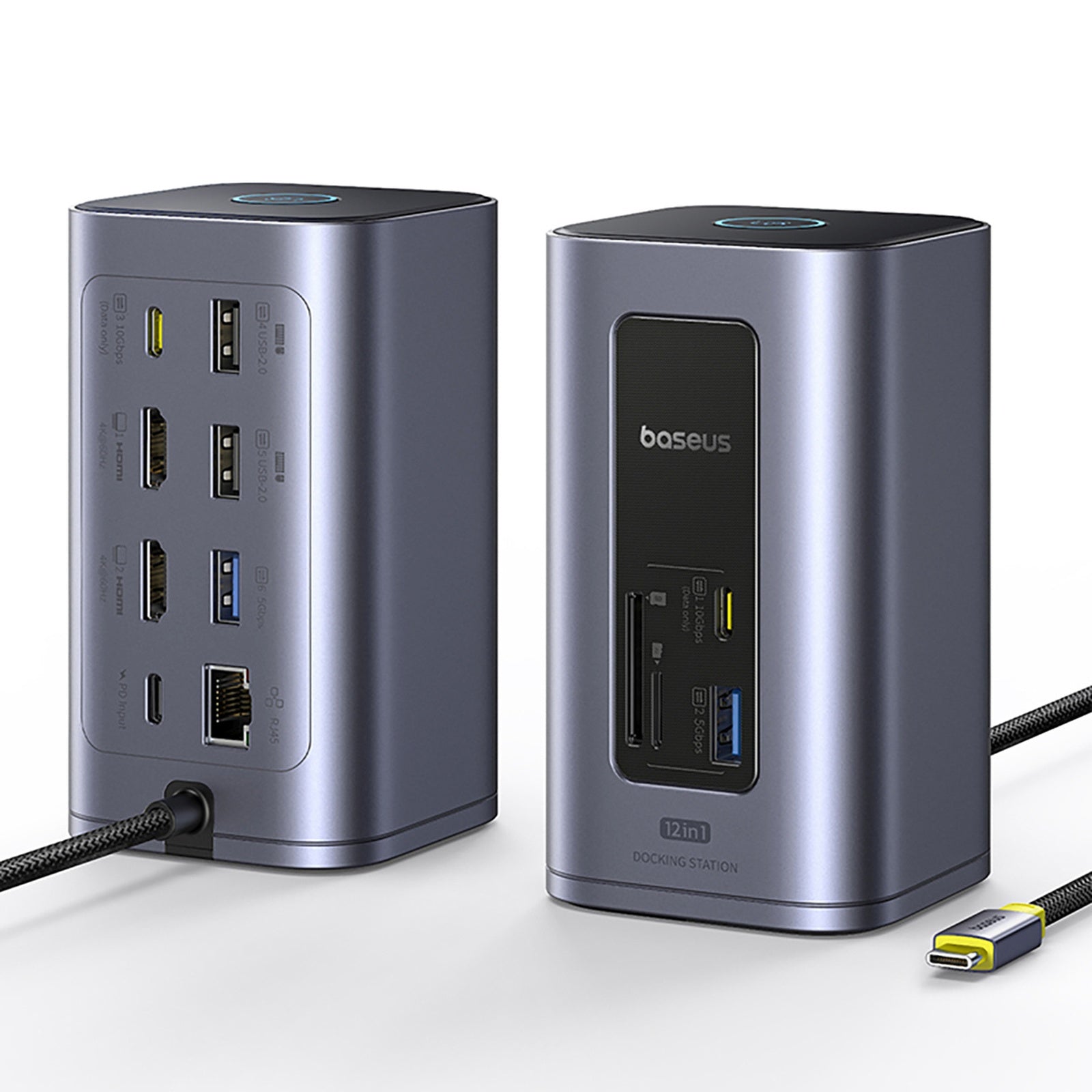 Power Connector Adapters – HUB 12in1 docking station USB-C USB-A - Carlat