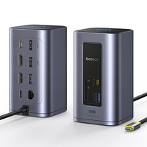 Power Connector Adapters – HUB 12in1 docking station USB-C USB-A - Carlat