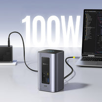 Power Connector Adapters – HUB 12in1 docking station USB-C USB-A - Carlat