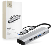 Power Connector Adapters – HUB 5in1 USB-C USB-A Ethernet RJ45 - Carlat