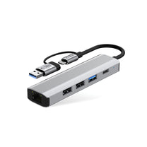Power Connector Adapters – HUB 5in1 USB-C USB-A Ethernet RJ45 - Carlat