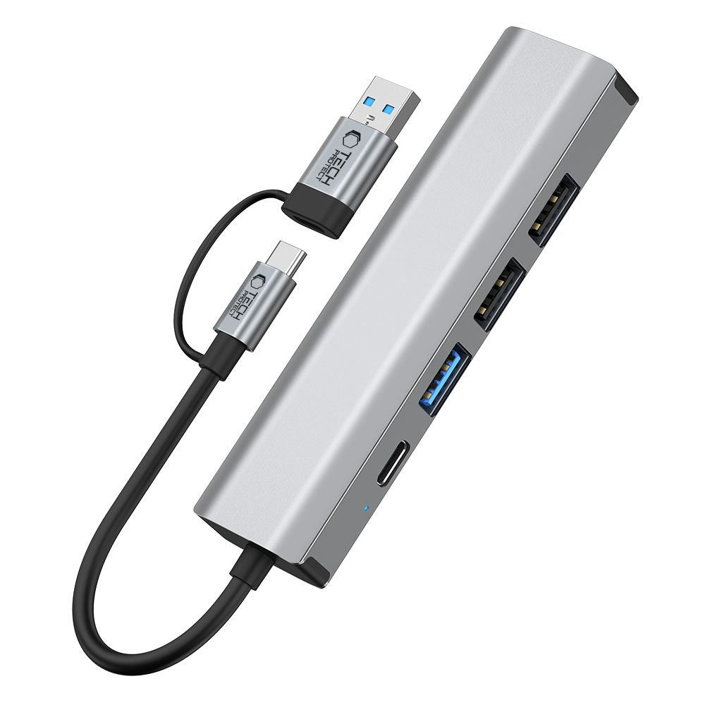 Power Connector Adapters – HUB 5in1 USB-C USB-A Ethernet RJ45 - Carlat