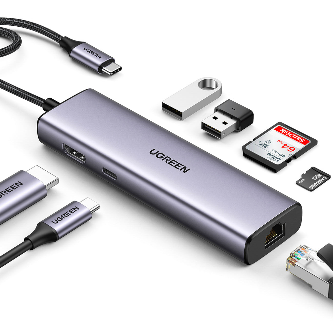 Power Connector Adapters – HUB Adapter USB-C - USB-A / - Carlat