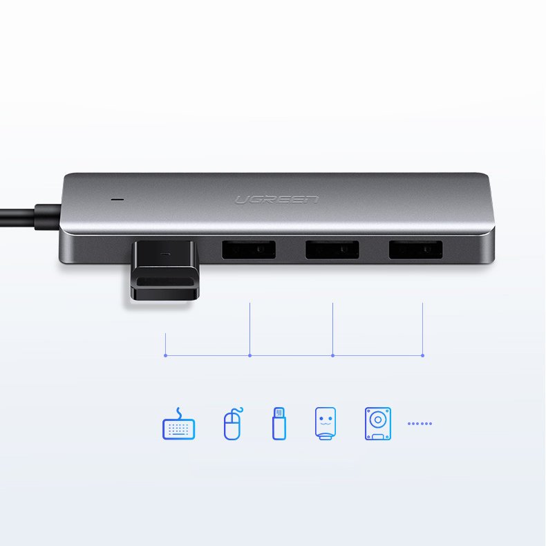 Power Connector Adapters – HUB USB-C splitter - 4x USB - Carlat
