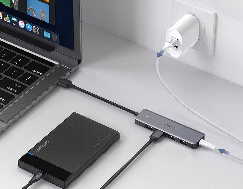 Power Connector Adapters – HUB USB port splitter - 4x - Carlat