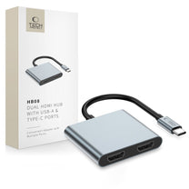 Power Connector Adapters – HUB adapter 4in1 USB-C USB-A 2x - Carlat