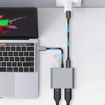 Power Connector Adapters – HUB adapter 4in1 USB-C USB-A 2x - Carlat