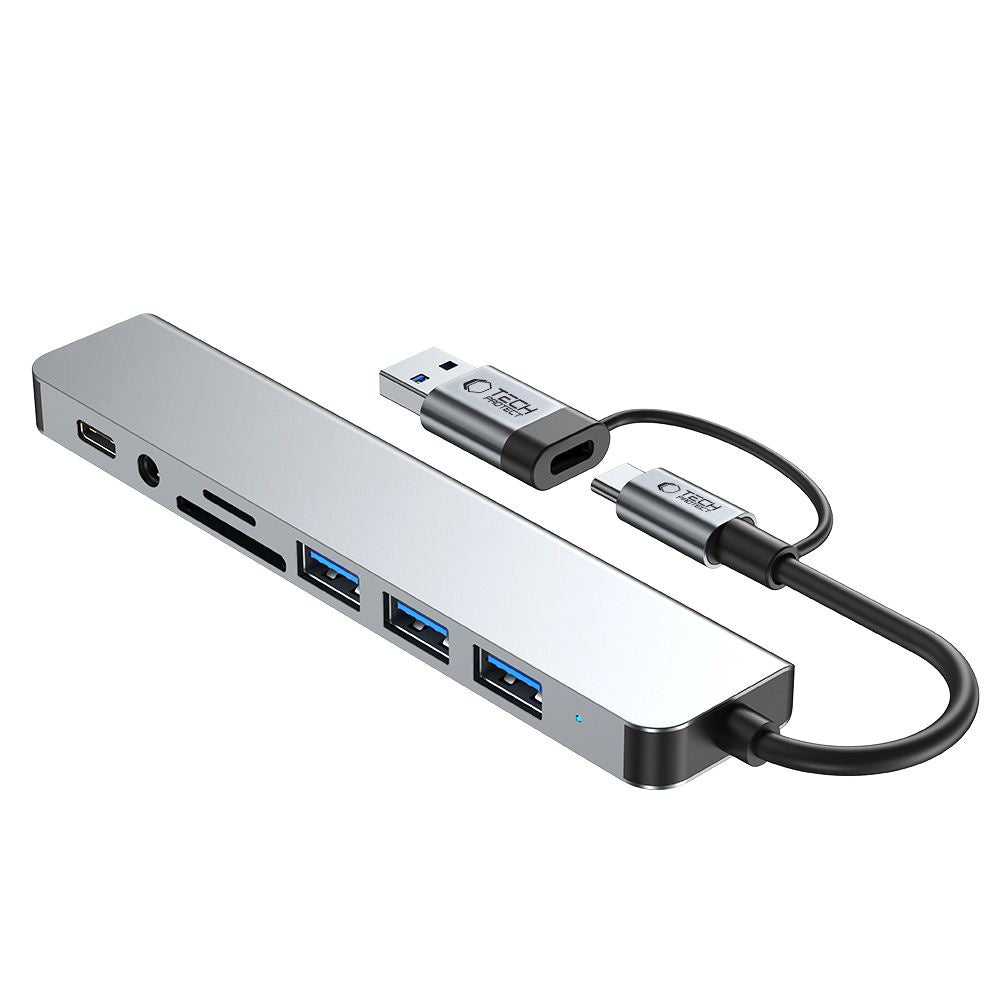 Power Connector Adapters – HUB multifunctional distributor 8in1 USB-C USB-A - Carlat