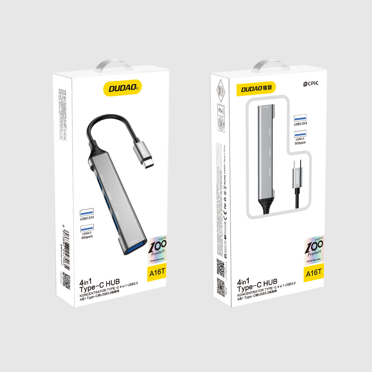 Power Connector Adapters – HUB splitter adapter from USB-C socket - Carlat