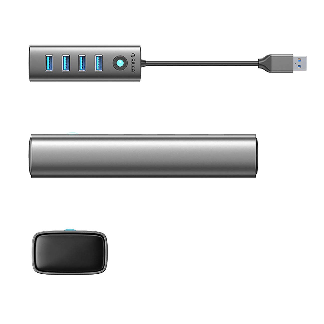 Power Connector Adapters – Hub adapter splitter PDD4U-U3 4x USB-A - Carlat