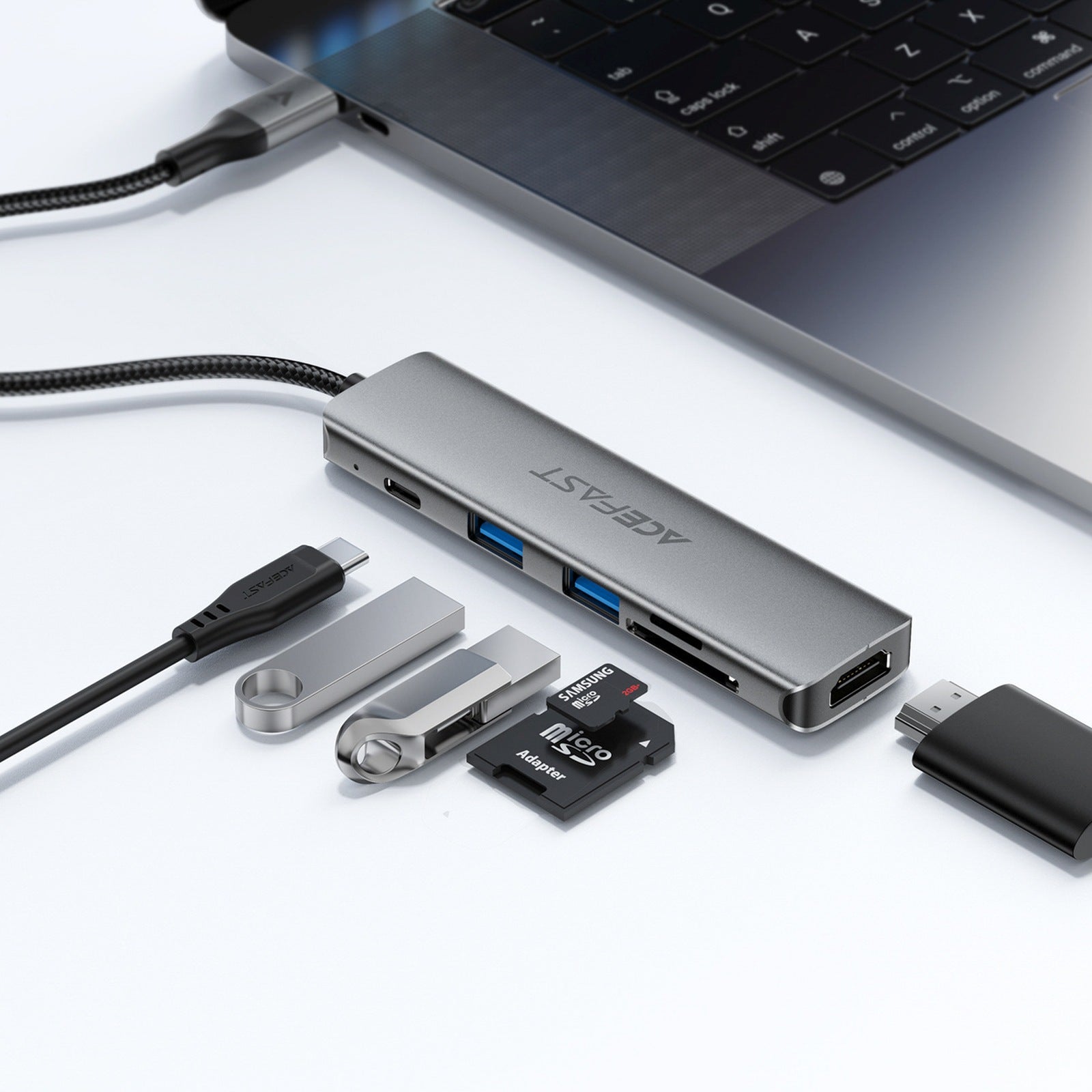 Power Connector Adapters – Hub docking station 6in1 USB-C - Carlat