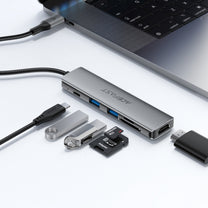 Power Connector Adapters – Hub docking station 6in1 USB-C - Carlat