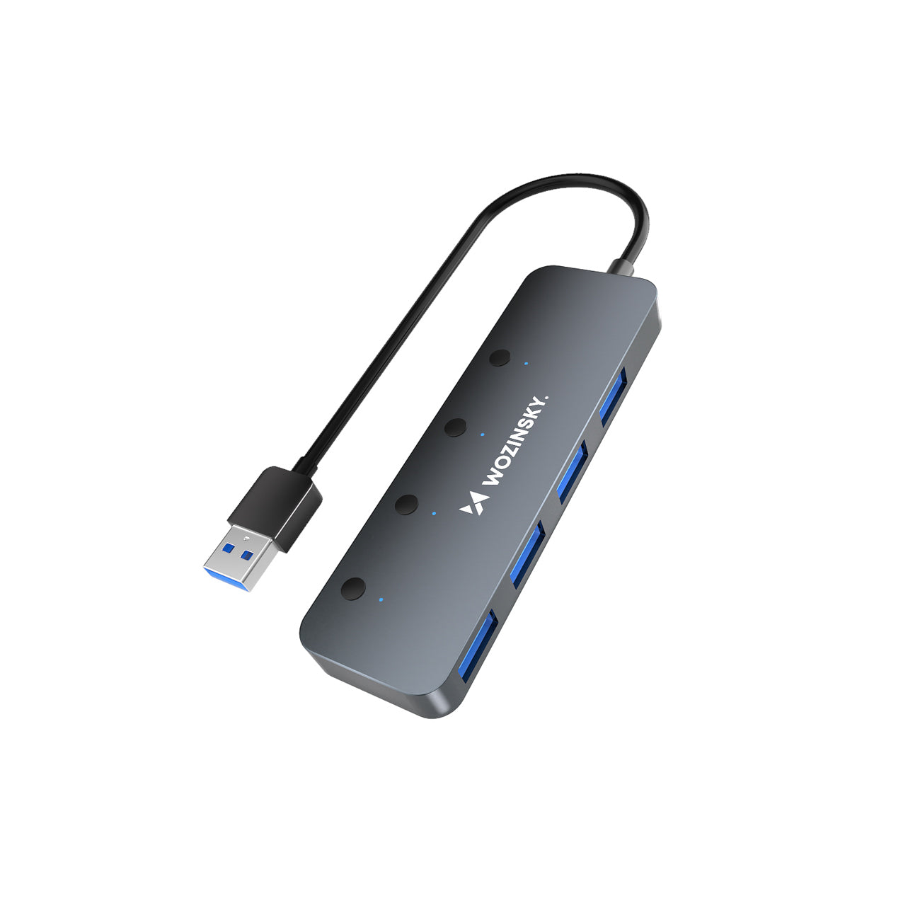 Power Connector Adapters – Hub splitter 4x USB-A with switches, - Carlat