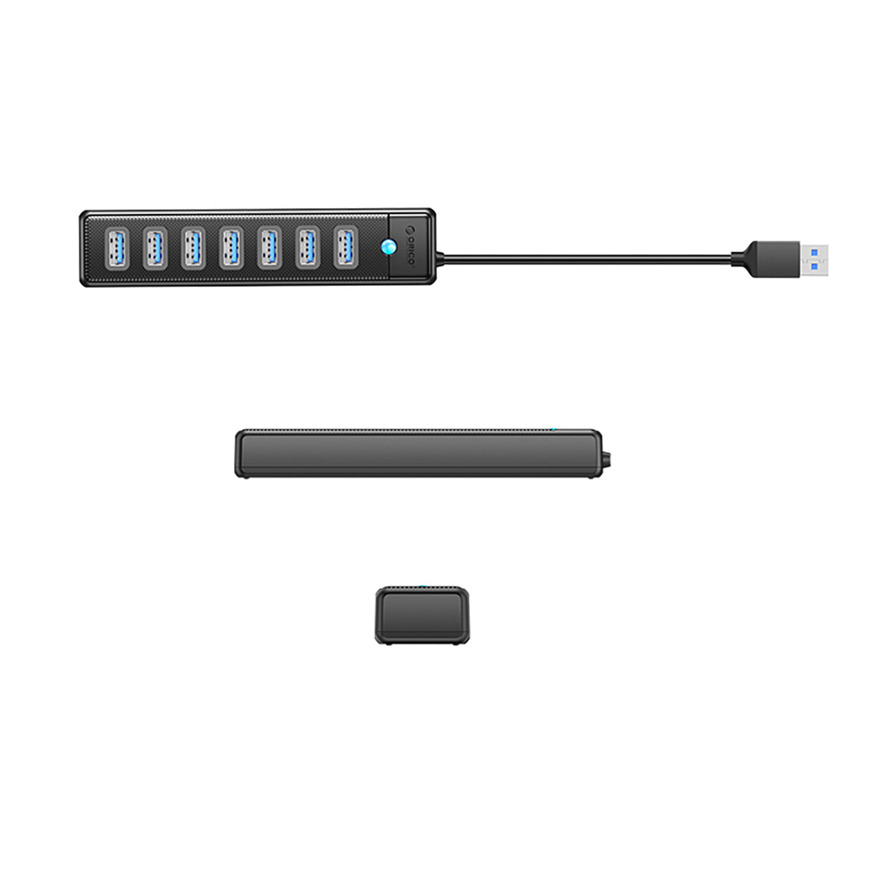 Power Connector Adapters – Hub splitter PW7U-U3 7x USB-A USB-C - Carlat