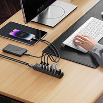 Power Connector Adapters – Hub splitter PW7U-U3 7x USB-A USB-C - Carlat
