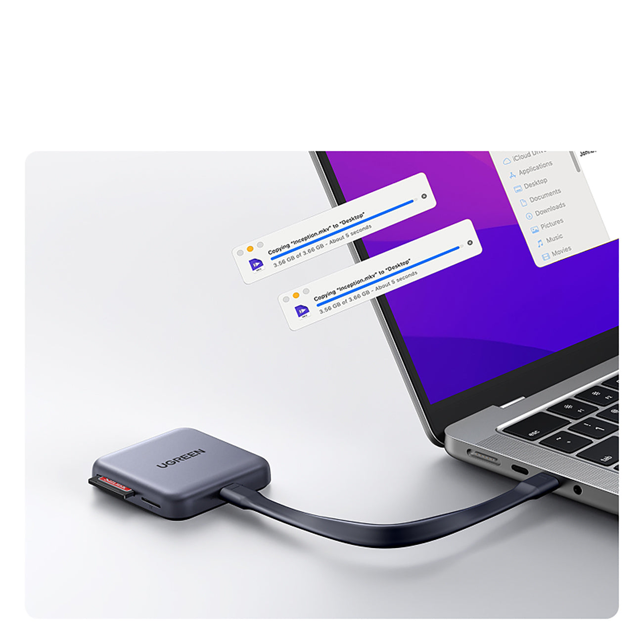 Power Connector Adapters – Memory card reader with magnetic charger - Carlat