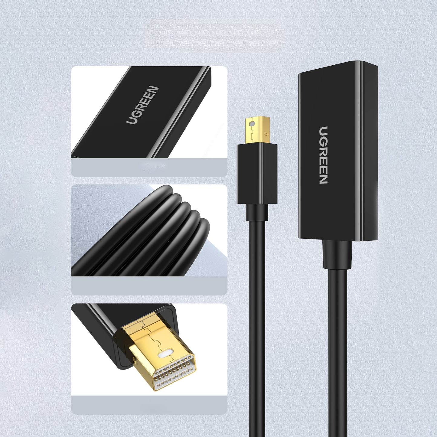 Power Connector Adapters – Mini DP DisplayPort - HDMI 4K - Carlat