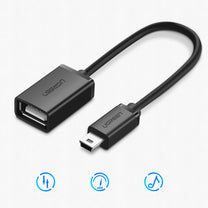 Power Connector Adapters – Mini USB-B (male) - USB-A (female) - Carlat