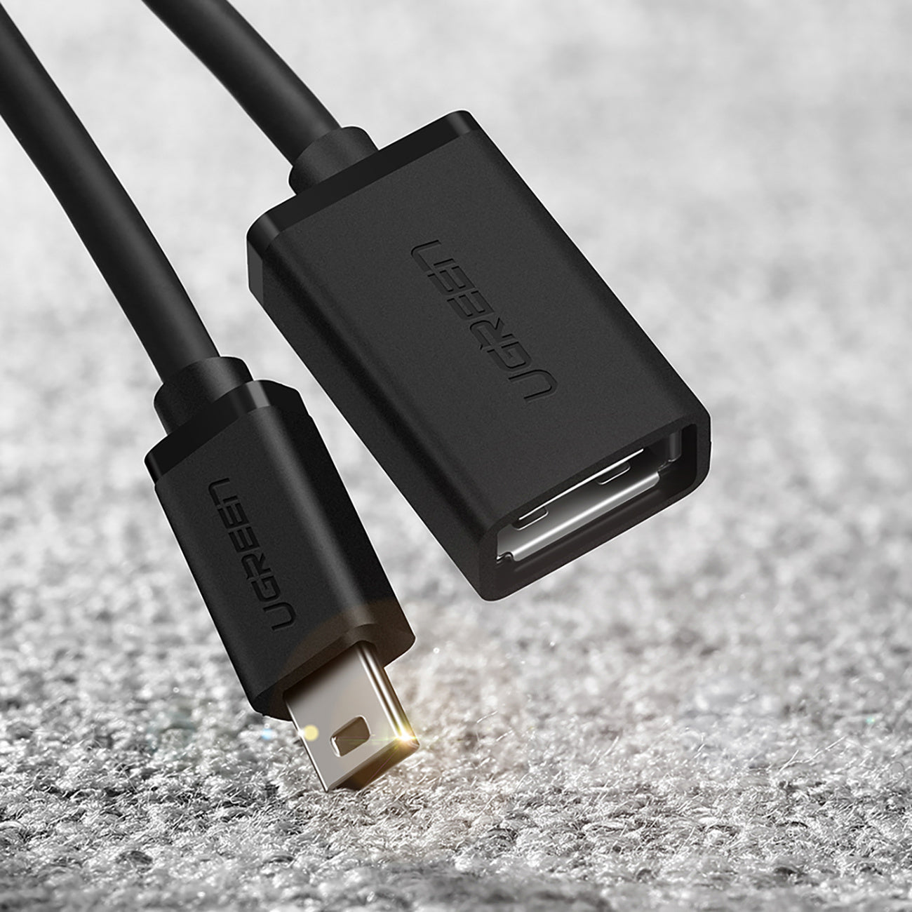 Power Connector Adapters – Mini USB-B (male) - USB-A (female) - Carlat