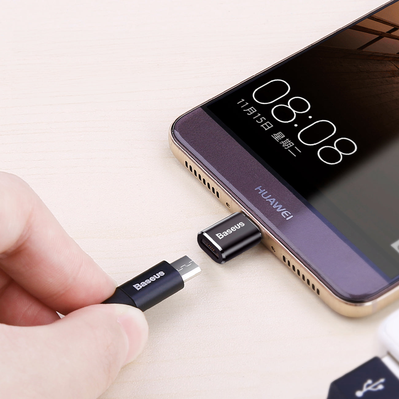 Power Connector Adapters – Mini micro USB to USB-C adapter - Carlat