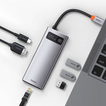 Power Connector Adapters – Multifunctional 6in1 USB HUB USB-C PD - Carlat
