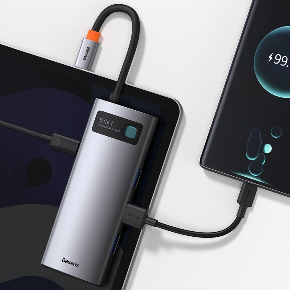 Power Connector Adapters – Multifunctional 6in1 USB HUB USB-C PD - Carlat