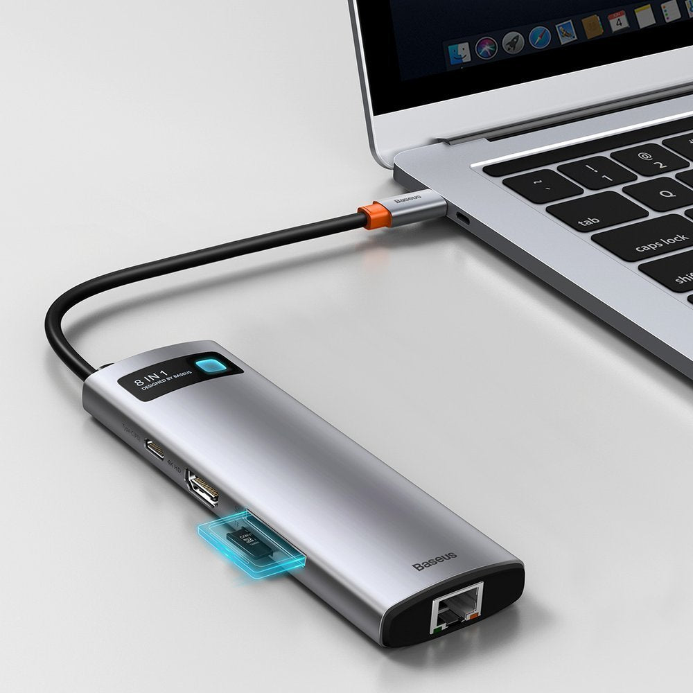 Power Connector Adapters – Multifunctional HUB 8in1 USB USB-C PD - Carlat
