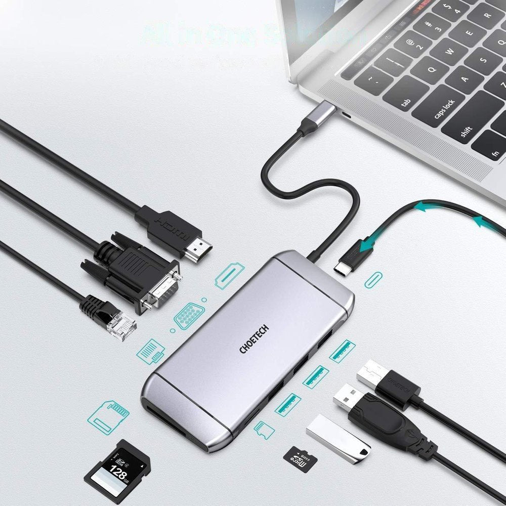 Power Connector Adapters – Multifunctional USB HUB SD and TF - Carlat