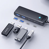 Power Connector Adapters – PAPW2AC-C3 hub USB-C to USB-A USB-C - Carlat
