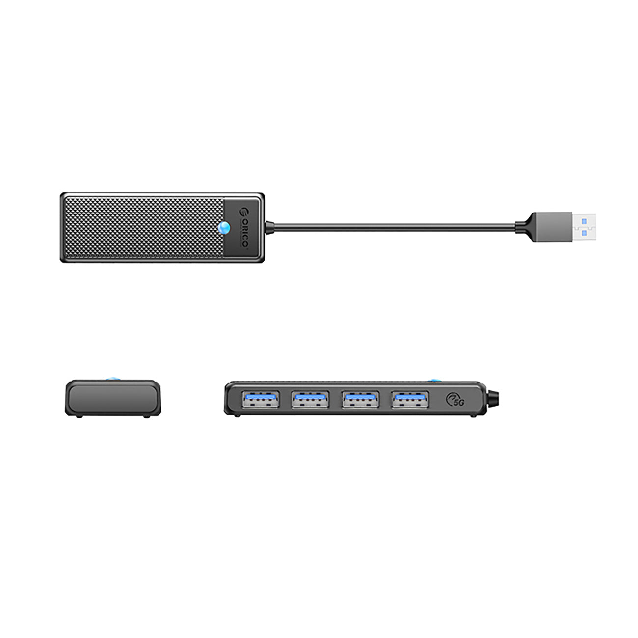 Power Connector Adapters – PAPW4A-C3 hub, 4x USB-A splitter - Carlat