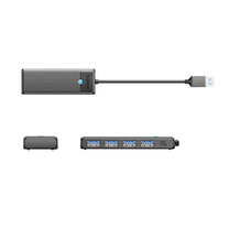 Power Connector Adapters – PAPW4A-C3 hub, 4x USB-A splitter - Carlat