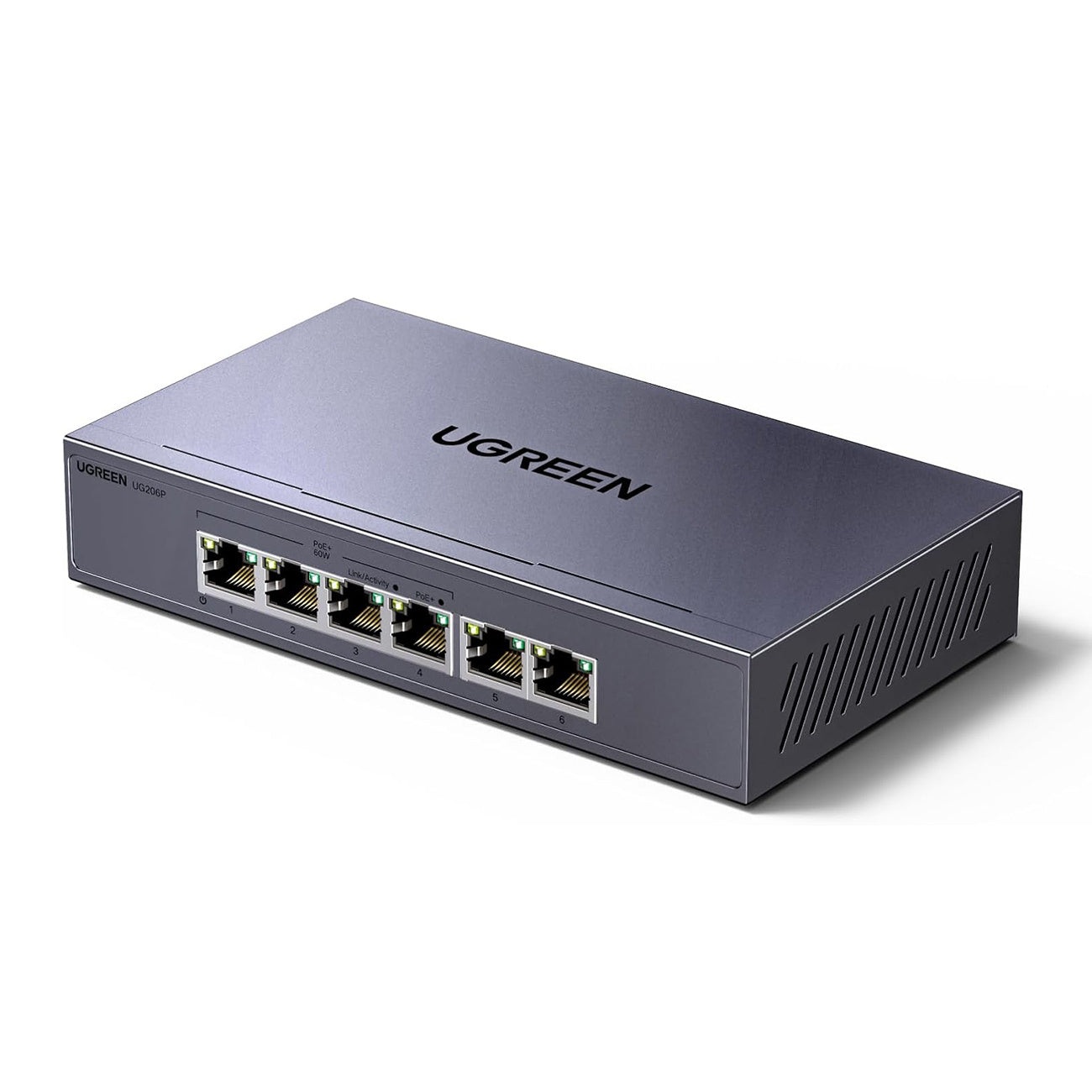 Power Connector Adapters – Switch 6-Port 1Gb/s Ethernet network switch - Carlat