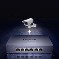 Power Connector Adapters – Switch 6-Port 1Gb/s Ethernet network switch - Carlat