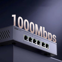 Power Connector Adapters – Switch 6-Port 1Gb/s Ethernet network switch - Carlat