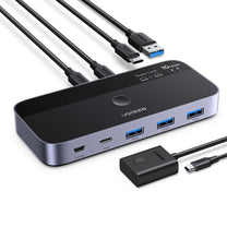 Power Connector Adapters – USB-C USB-A 10Gb/s switch - gray - Carlat