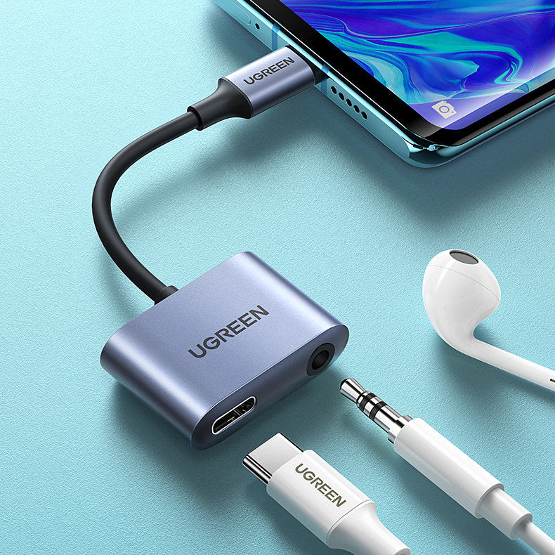 Power Connector Adapters – USB-C - USB-C + 3.5mm mini - Carlat