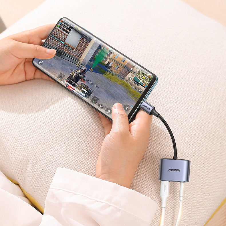Power Connector Adapters – USB-C - USB-C + 3.5mm mini - Carlat