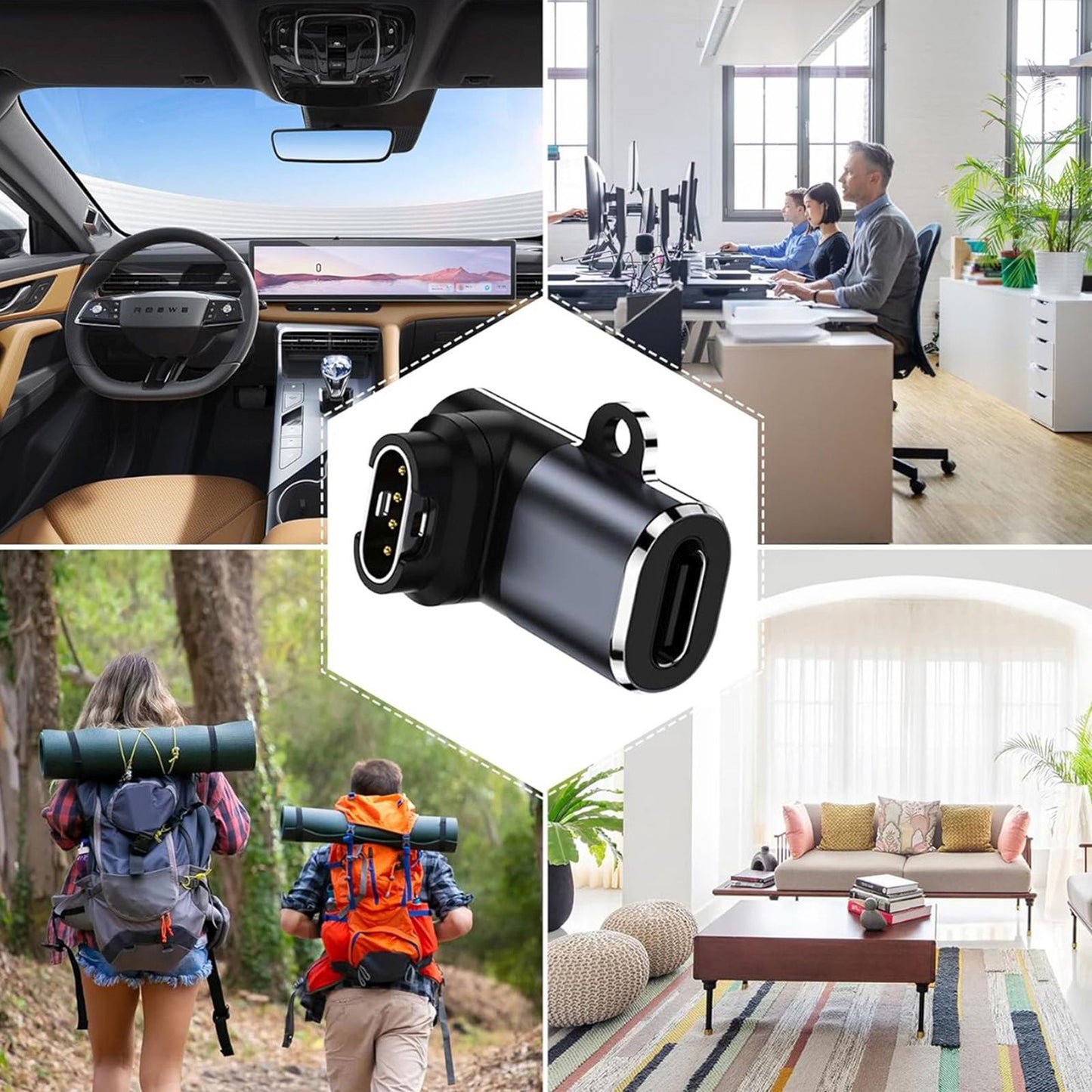 Power Connector Adapters – USB-C adapter for Garmin smartwatch - Carlat
