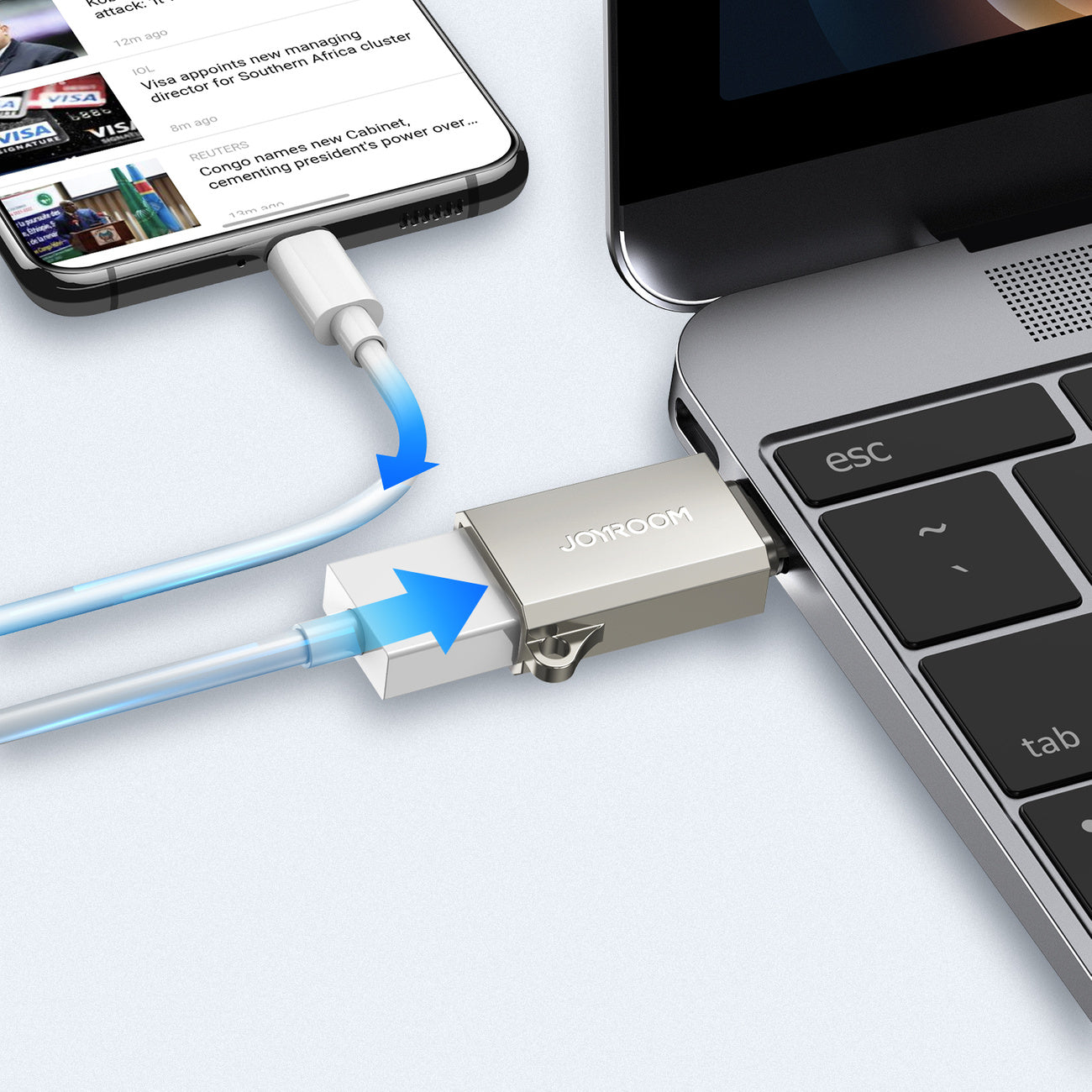 Power Connector Adapters – USB-C (male) - USB-A (female) adapter - Carlat