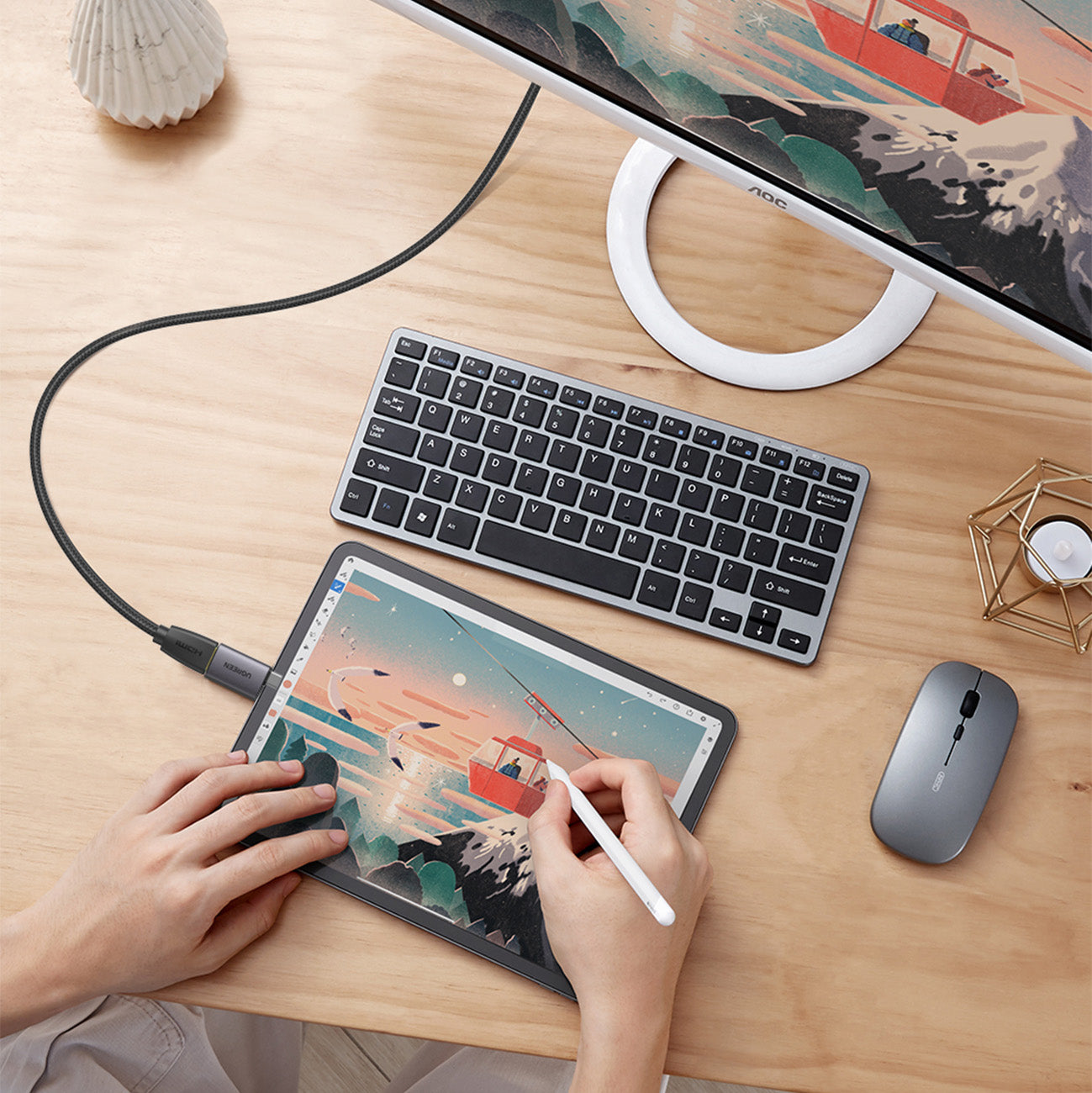 Power Connector Adapters – USB-C to HDMI 4K Video Adapter, - Carlat