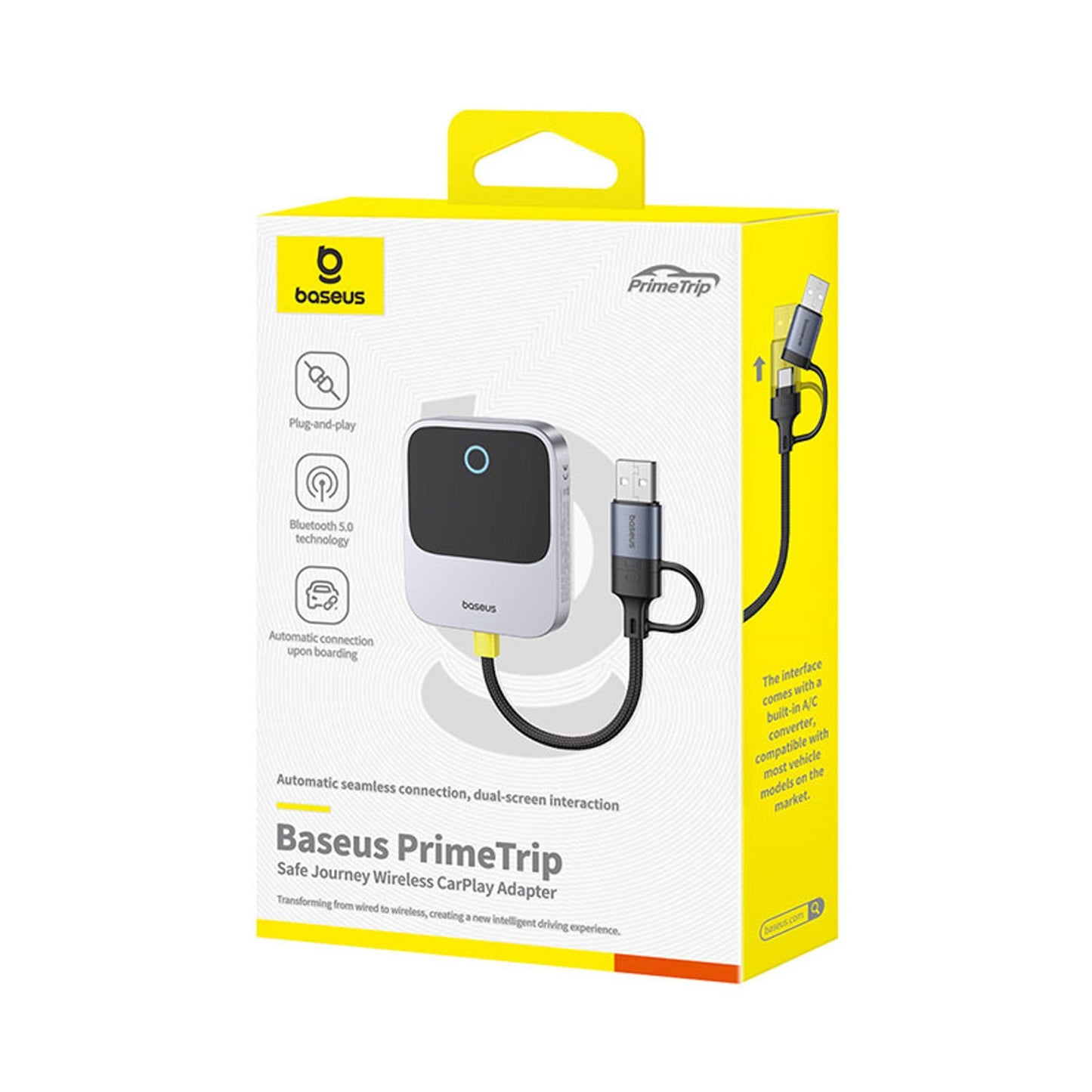 Power Connector Adapters – Wireless adapter for Apple CarPlay Bluetooth - Carlat