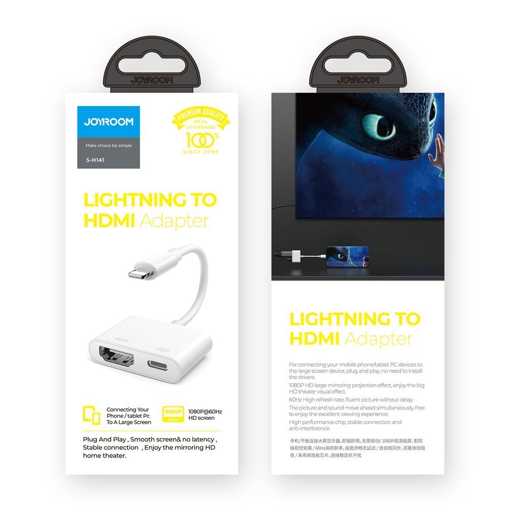 Power Connector Adapters – iPhone Lightning to HDMI FullHD + - Carlat