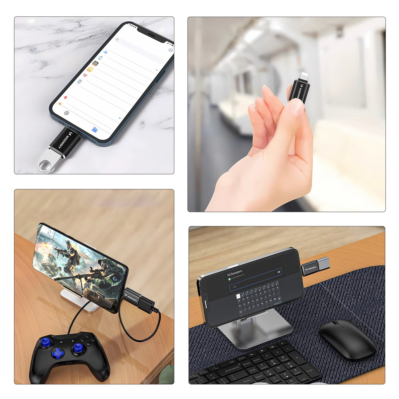 Power Connector Adapters – iPhone Lightning to USB-A OTG adapter - Carlat