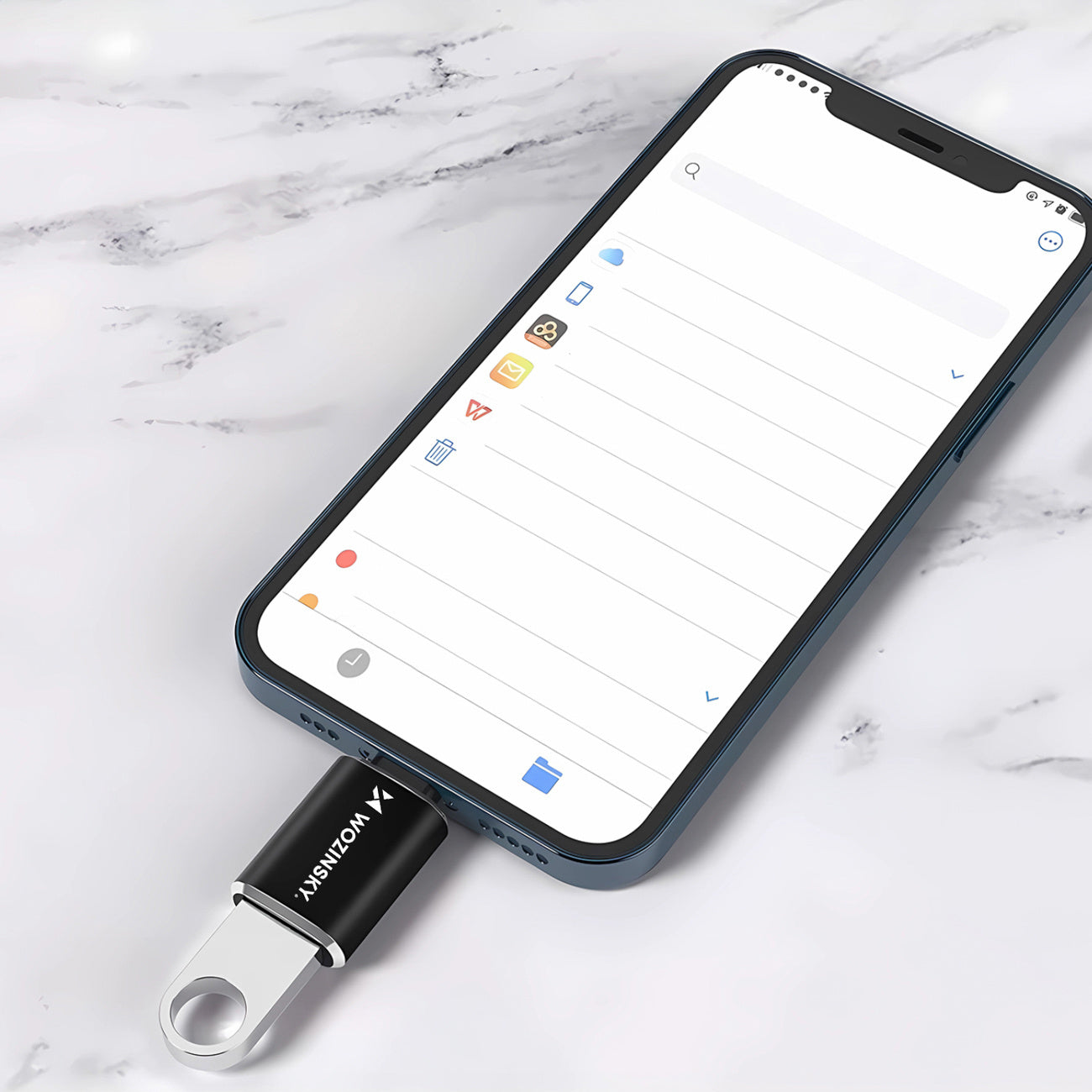 Power Connector Adapters – iPhone Lightning to USB-A OTG adapter - Carlat
